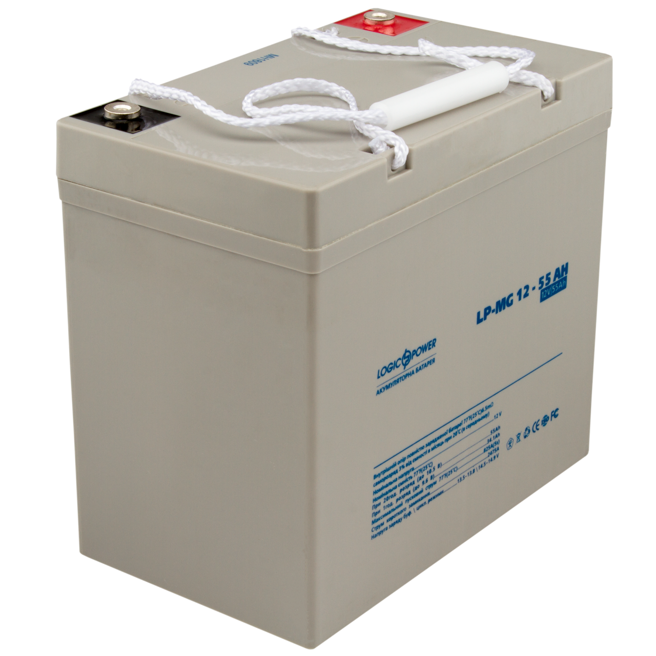 Аккумулятор мультигелевый LP-MG 12V - 55 Ah Silver