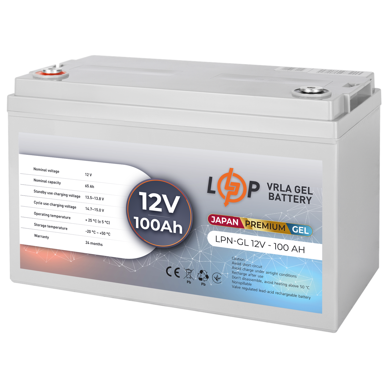 Аккумулятор гелевый LPN-GL 12V - 100 Ah