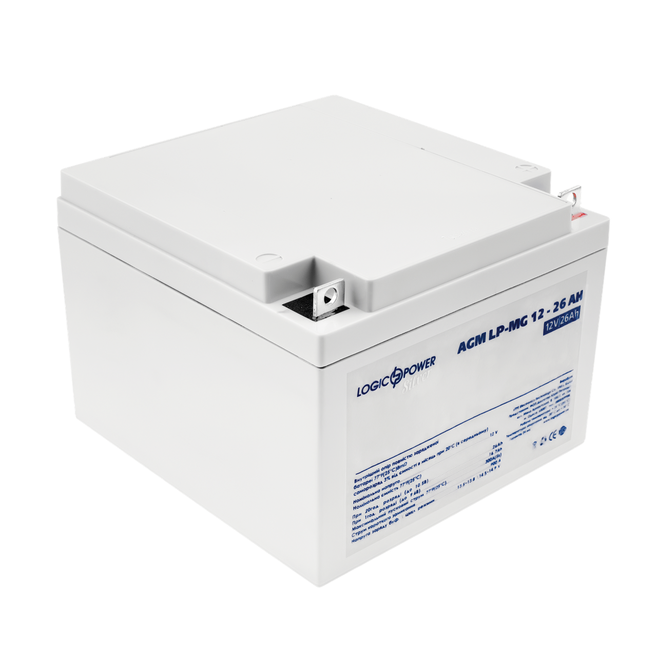 Аккумулятор мультигелевый LP-MG 12V - 26 Ah Silver