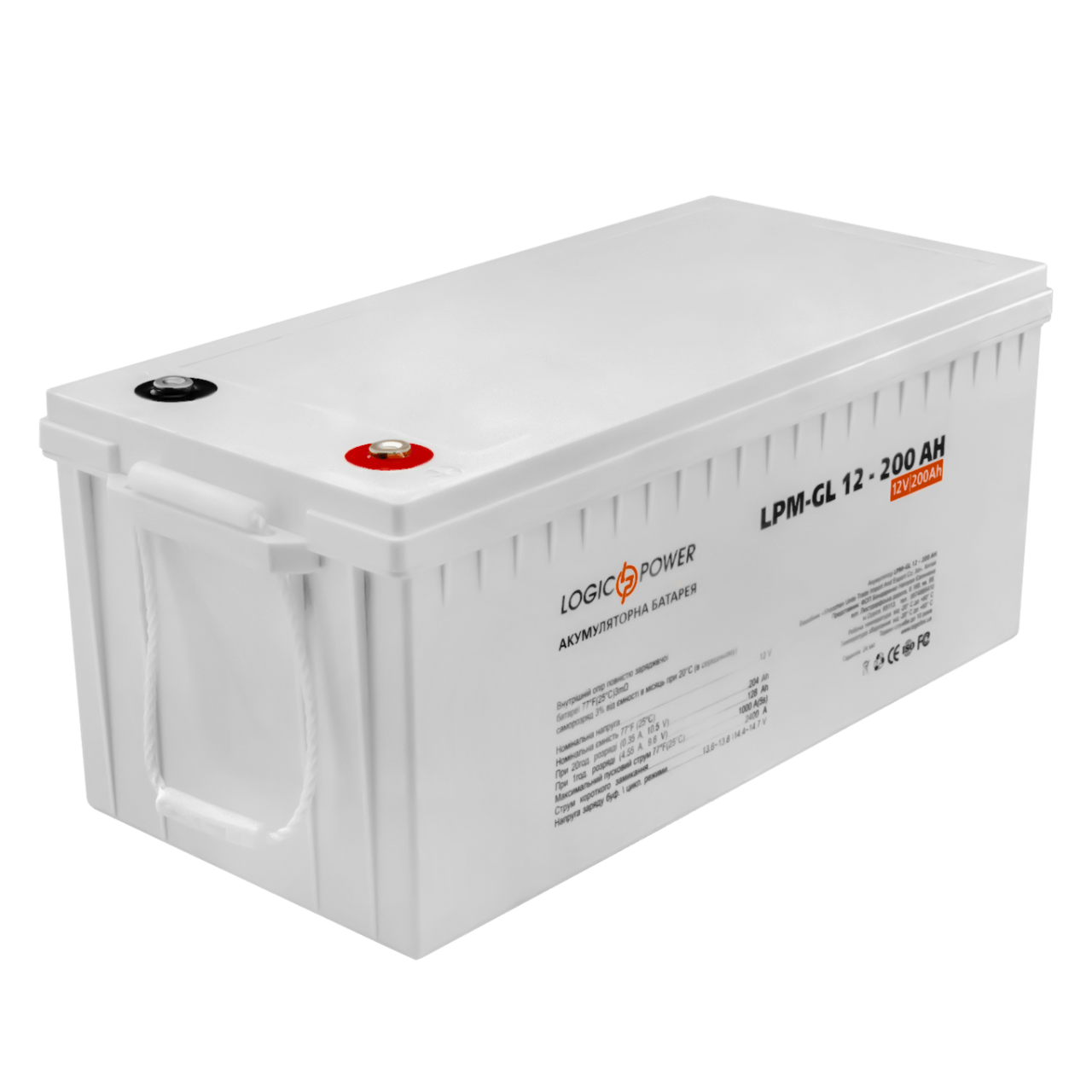 Аккумулятор гелевый LP-GL 12V - 200 Ah Silver