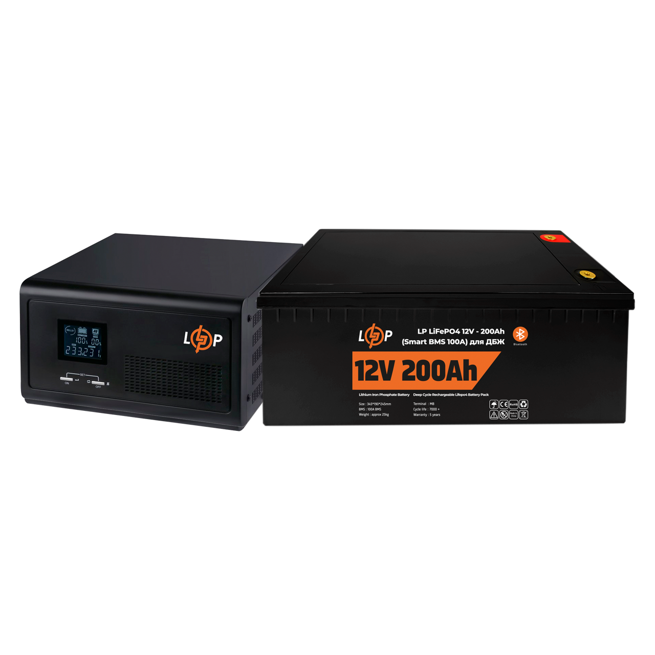 Комплект резервного питания LP (LogicPower) ИБП + литиевая (LiFePO4) батарея (UPS 1500VA + АКБ LiFePO4 2560W)