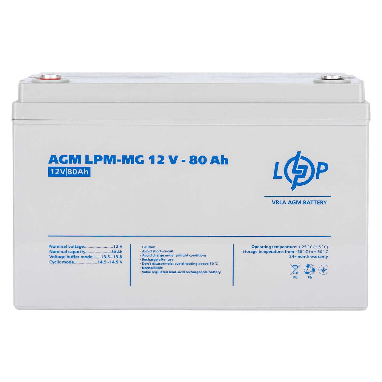 Аккумулятор мультигелевый LPM-MG 12V - 80 Ah
