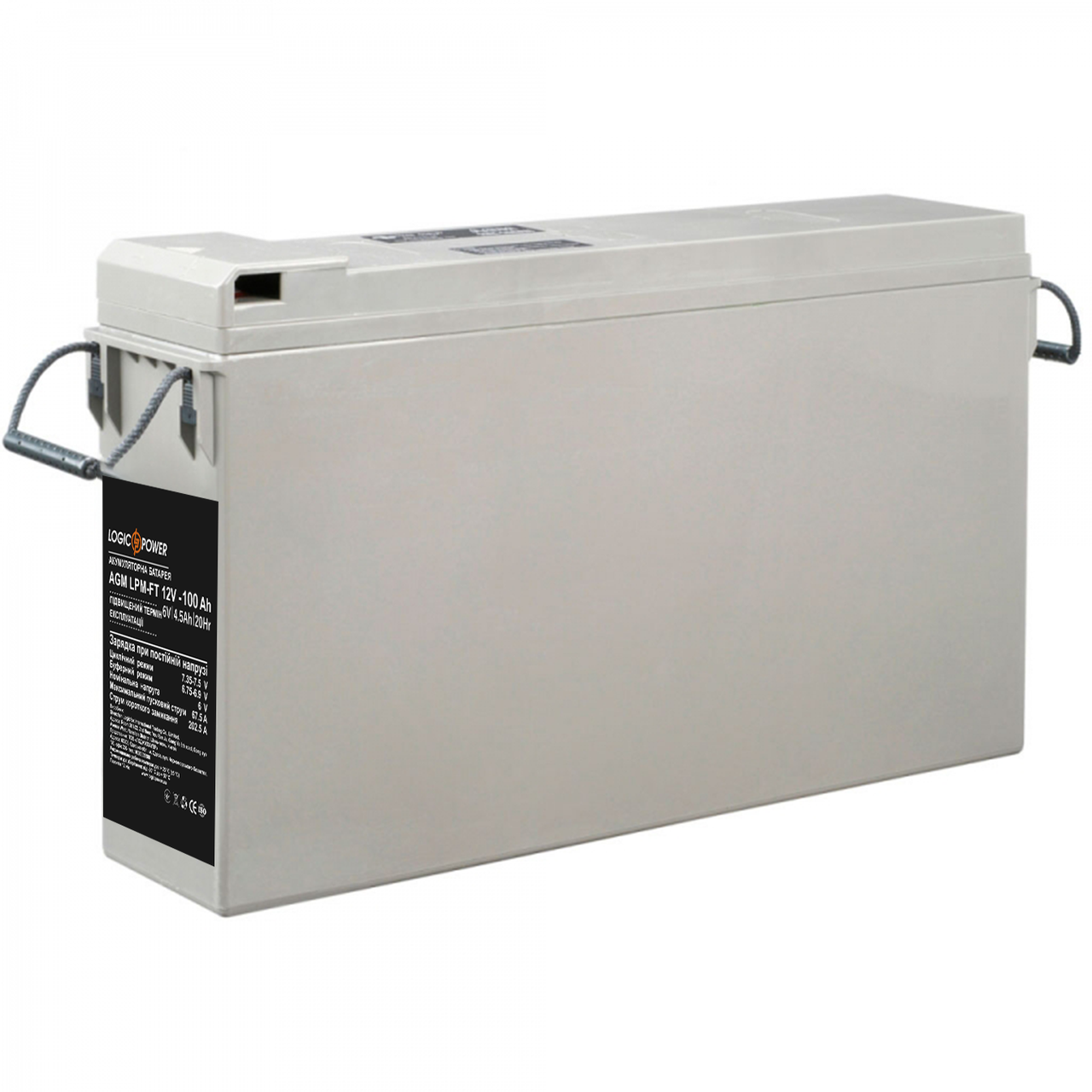 Фронт-терминальный аккумулятор LPM-FT 12V - 100 Ah