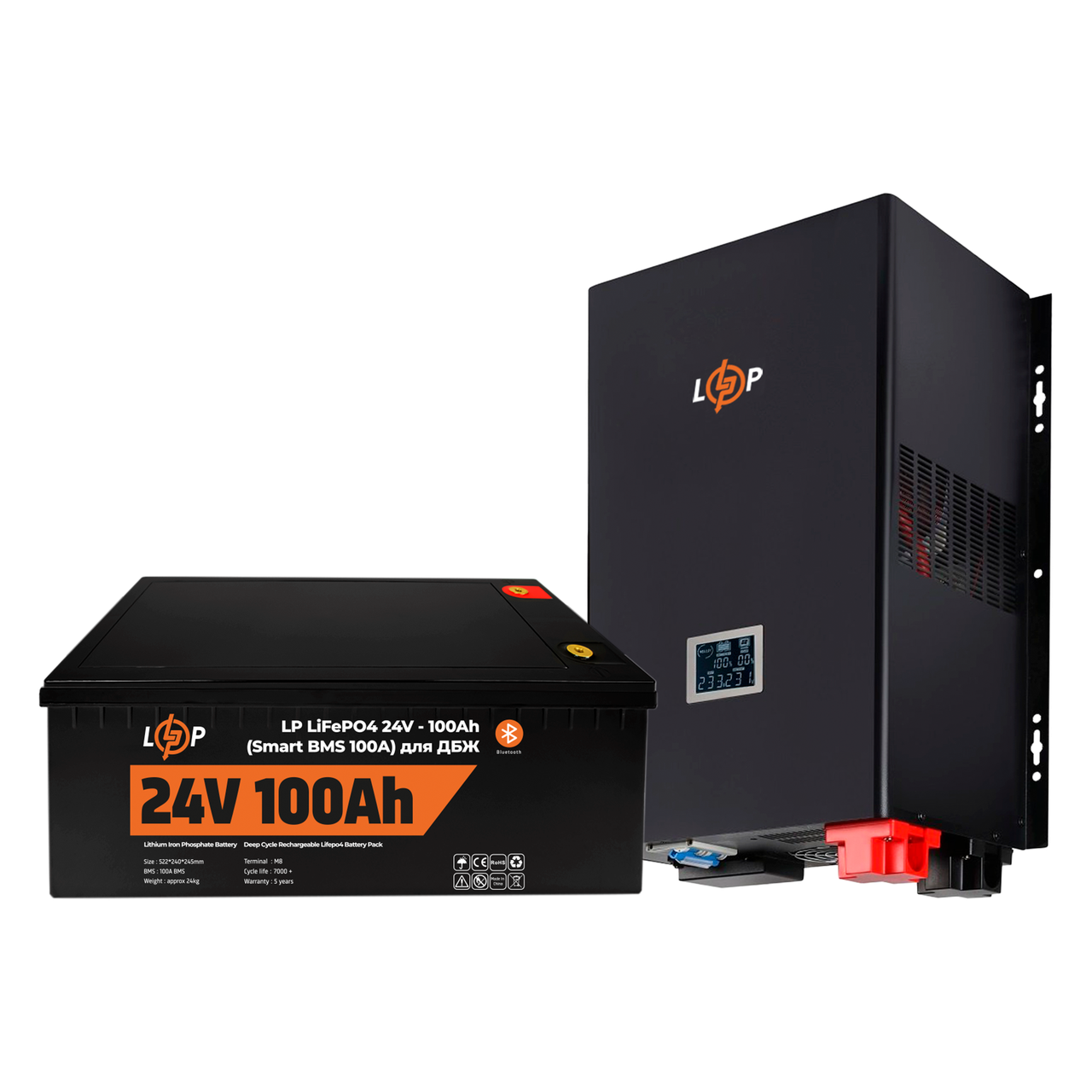 Комплект резервного питания LP (LogicPower) ИБП + литиевая (LiFePO4) батарея (UPS 3600VA + АКБ LiFePO4 2560W)