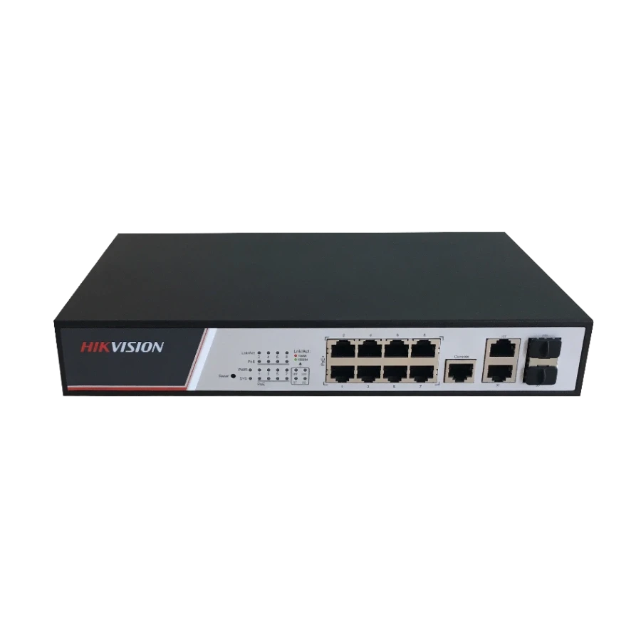 DS-3E2310P 8-портовий керований PoE