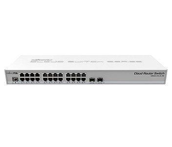 MikroTik CRS326-24G-2S+RM 24-портовий керований L2 комутатор
