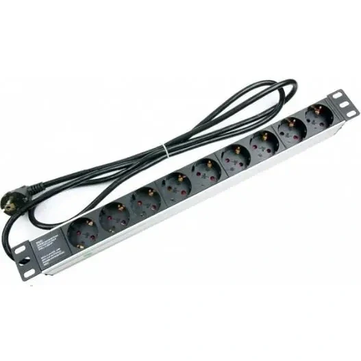 SPP9 Hypernet Блок 9 розеток 19 '' алюмінієвий корпус 1.8m 220В