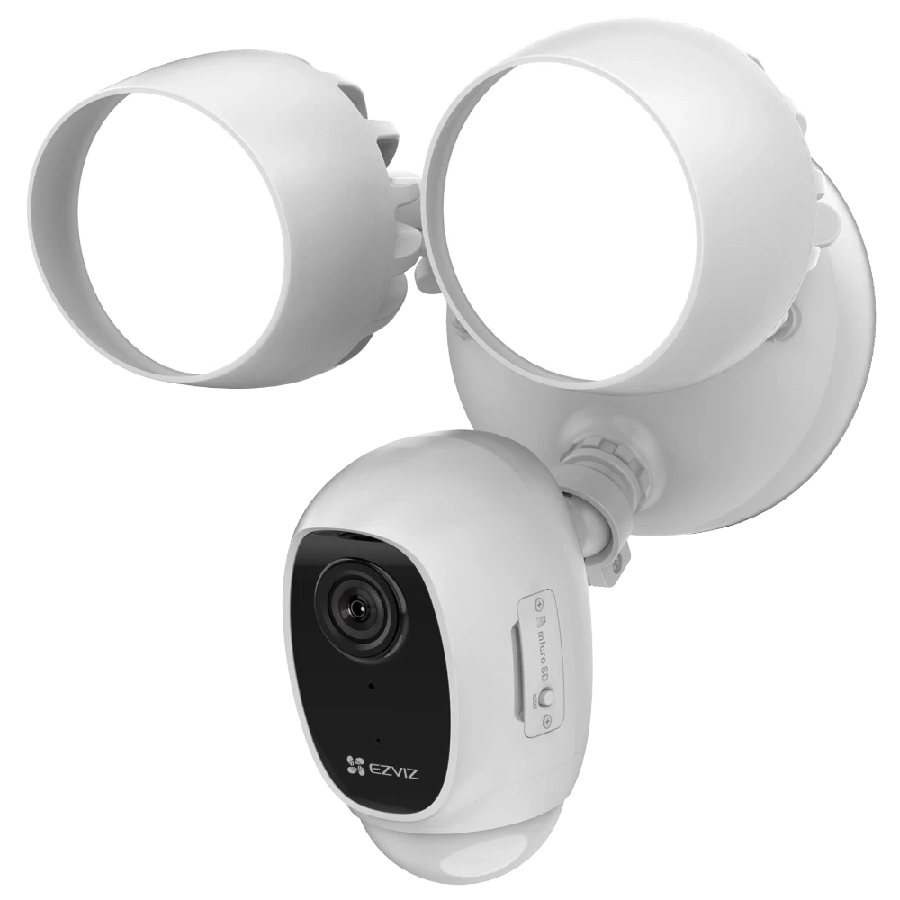 Ezviz LC1C (CS-LC1C-A0-1F2WPFRL white) (2.8мм) 2МП Wi-Fi камера з освітленням і сиреною