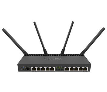 MikroTik RB4011iGS+5HacQ2HnD-IN Двохдіапазонний Wi-Fi роутер з SFP