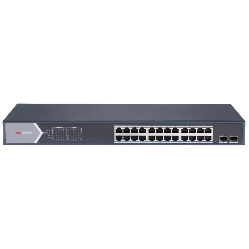 Hikvision DS-3E1526P-SI Керований 24-портовий гігабітний комутатор PoE