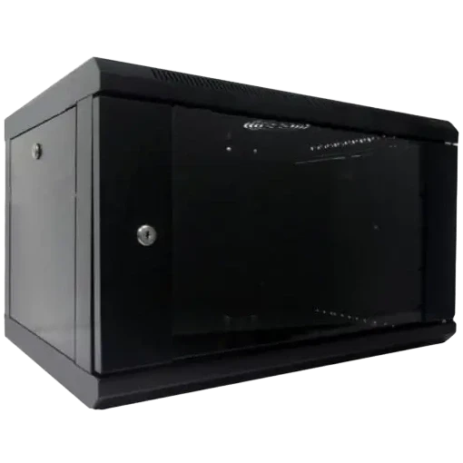 Hypernet WMNC-500-6U-FLAT-BLACK Шафа комутаційна настінна 6U 600x500