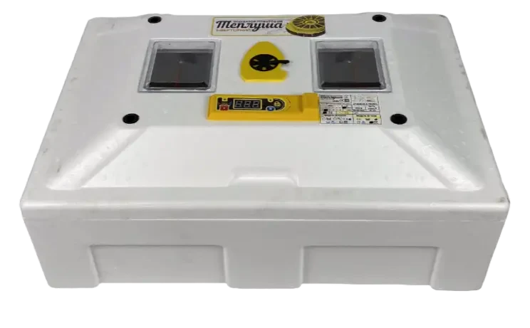 Інкубатор механічний Теплуша ІБ 100 ТМВ12 PRO (220/12в) Теновий з вологоміром