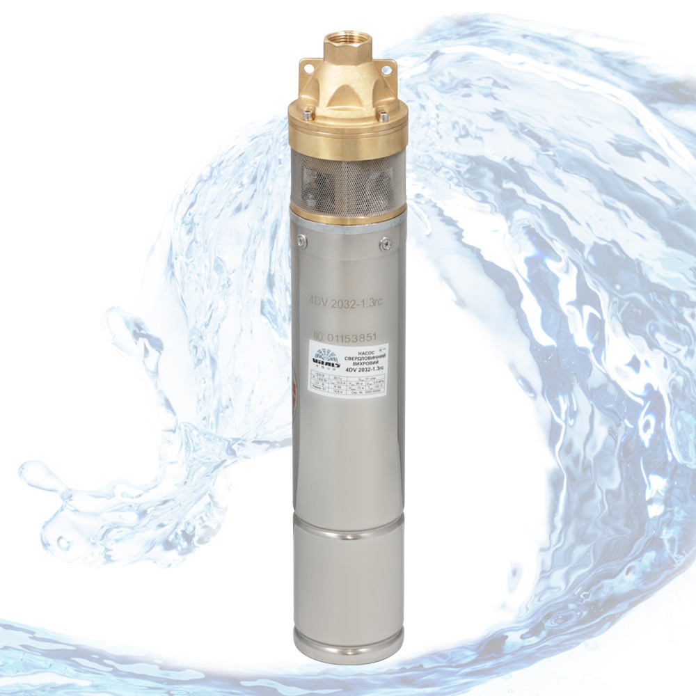 Насос занурювальний вихровий для свердловин Vitals aqua 4DV 2032-1.3 rc (Безкоштовна доставка)