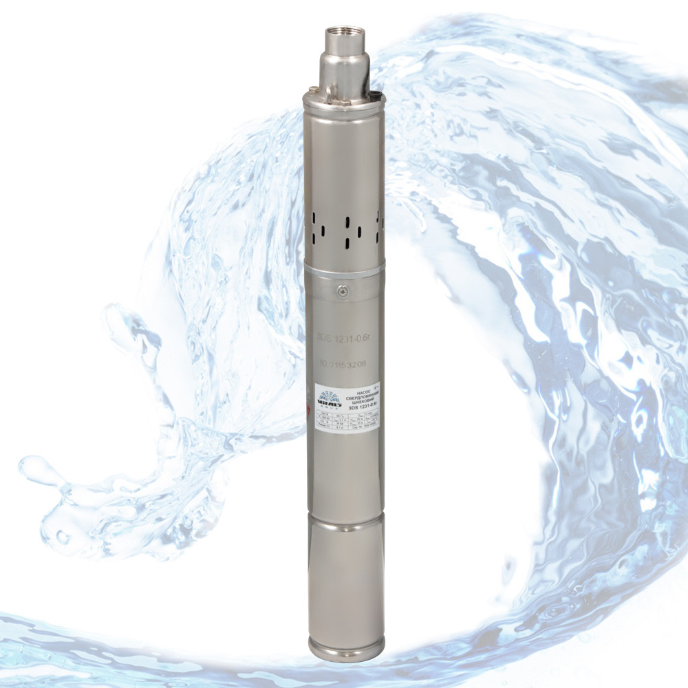 Насос занурювальний шнековий для свердловин Vitals aqua 3DS 1231-0.6 r (Безкоштовна доставка)