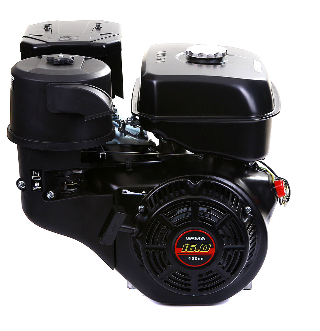 Двигун бензиновий Weima WM190F-Ѕ2Р (16 к.с., шпонка Ø25мм, L=60мм, шків 2 струмки Ø76)