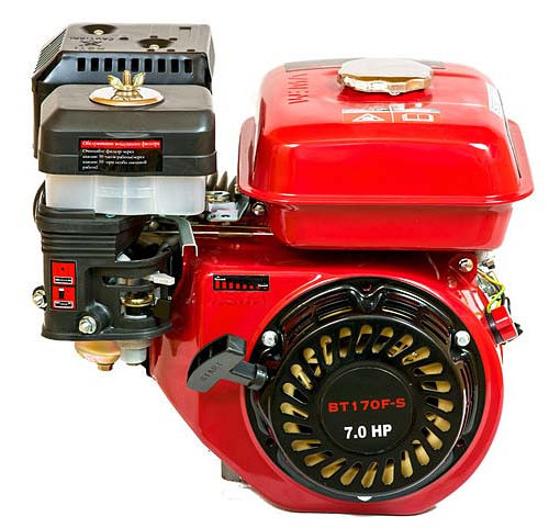Двигун бензиновий WEIMA BT170F-Q (7,0 к.с., шпонка Ø19мм, L=61мм)