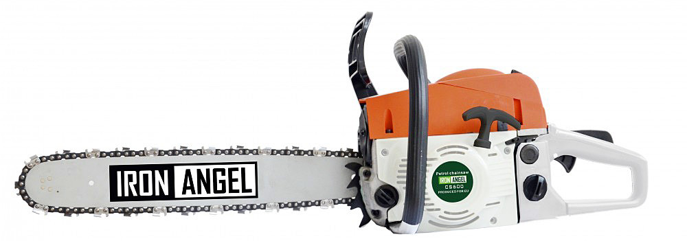 Бензопила Iron Angel СЅ600 (4.5 к.с., шина 45 см, напівпроф.)