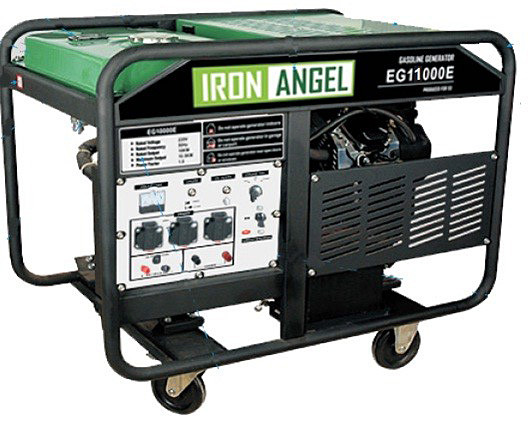 Генератор бензиновий IRON ANGEL EG 11000E (10 кВт, електростартер) Безкоштовна доставка