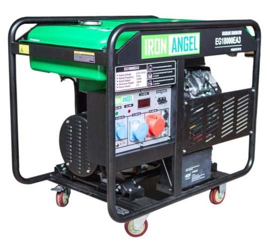 Генератор IRON ANGEL EG18000EA30 + блок автоматики