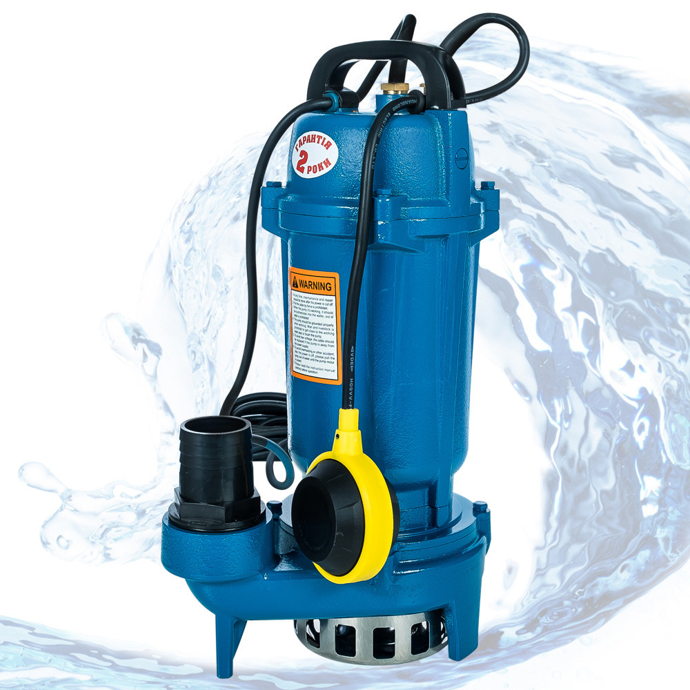 Насос занурювальний дренажно-фекальний Vitals aqua KC 1829f (Безкоштовна доставка)