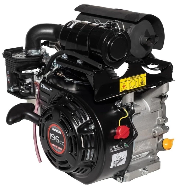 Двигун бензиновий Loncin LC168F-2H (6,5 к.с., шпонка 20 мм, євро 5) для ВІБРОНОГИ (код 13012)