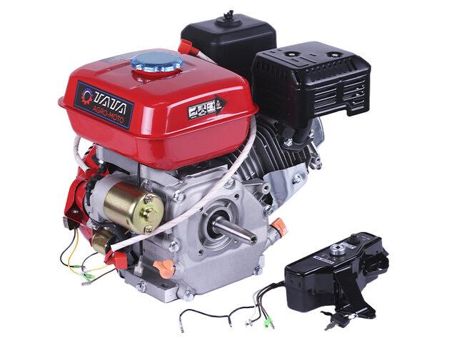 Двигун бензиновий 170F з електростартером TATA (7 к.с., конус 16/19) (код 18838)